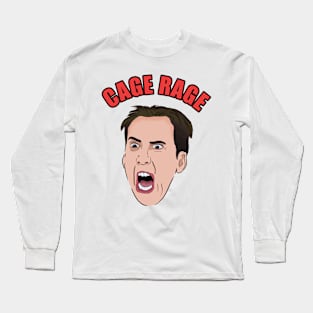 Nick Cage Rage Long Sleeve T-Shirt